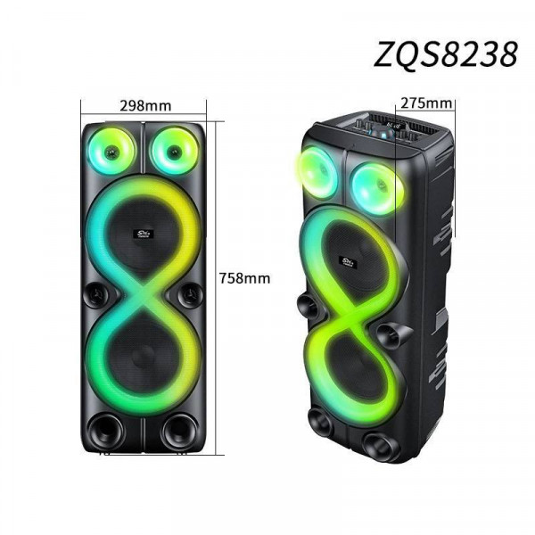 Портативная напольная колонка ZQS-8238