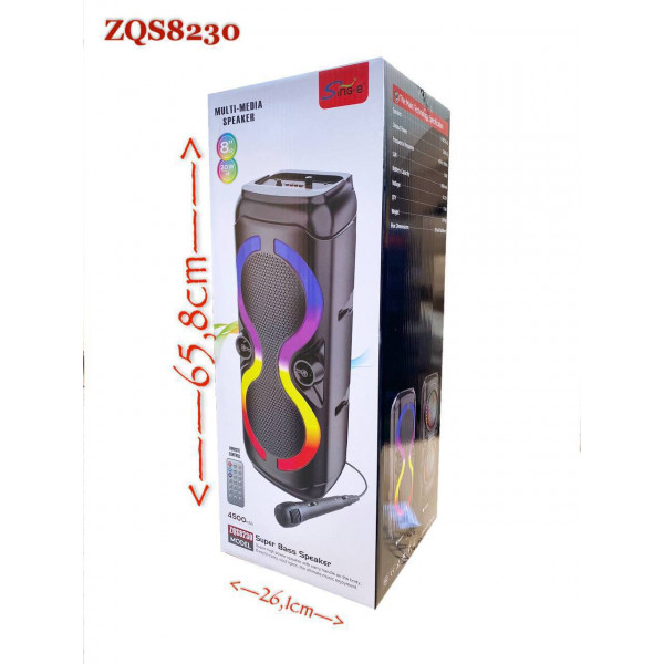 Портативная напольная колонка ZQS-8230