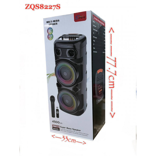 Портативная напольная колонка ZQS-8227S