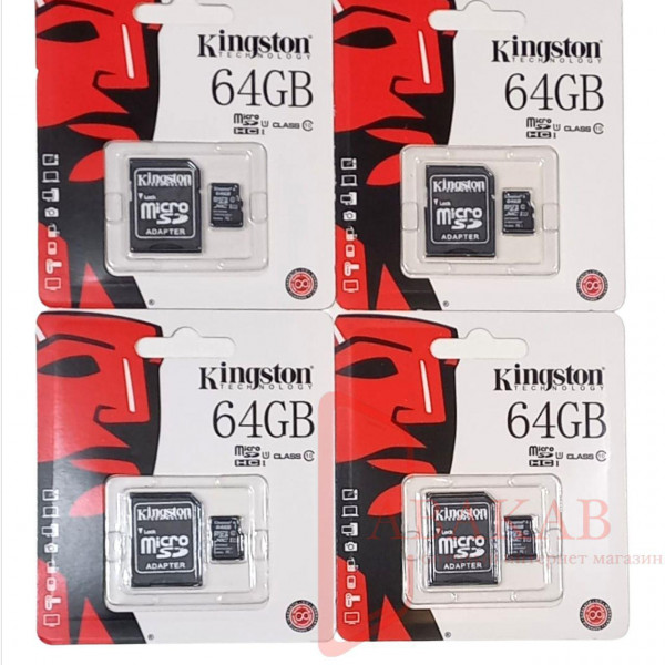 Карта памяти KINGSTON microSD 64G