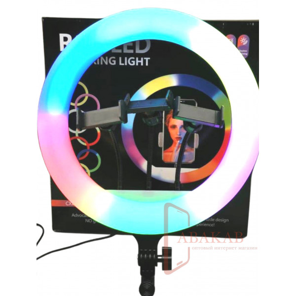 Лампа кольцевая CXB-RGB 360