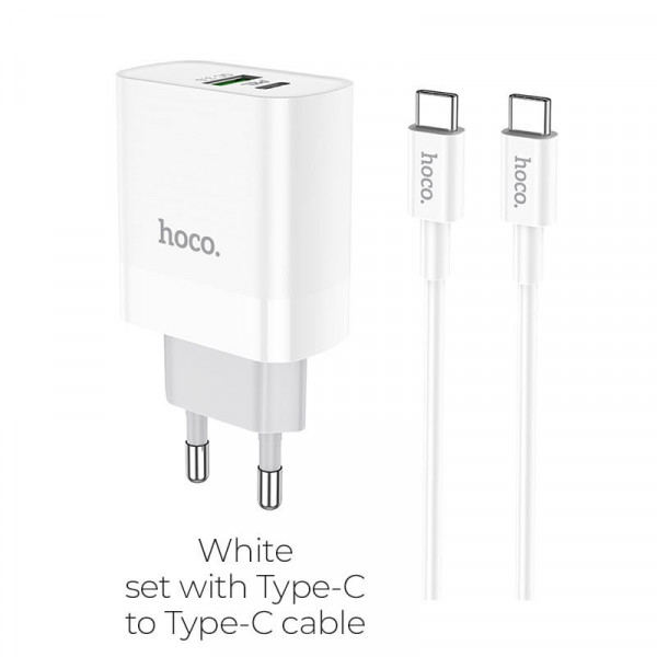 Зарядное устройство Hoco C80A Type-C to Type-C PD+QC3.0 