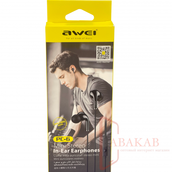 Наушники вакуумные Awei PC-6