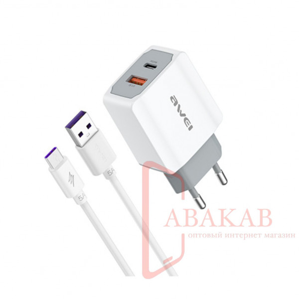 Сетевое зарядное устройство AWEI PD4 TYPE-C