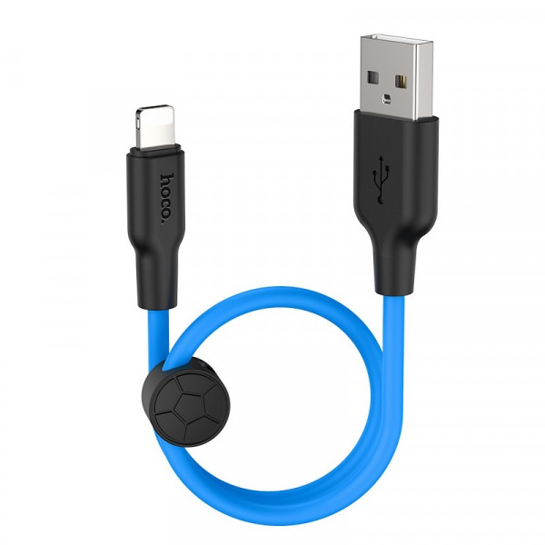 Кабель USB HOCO X21 Plus 0,25м Lightning