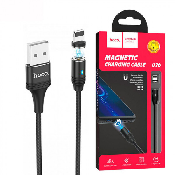 USB кабель  Hoco U76 lightning 